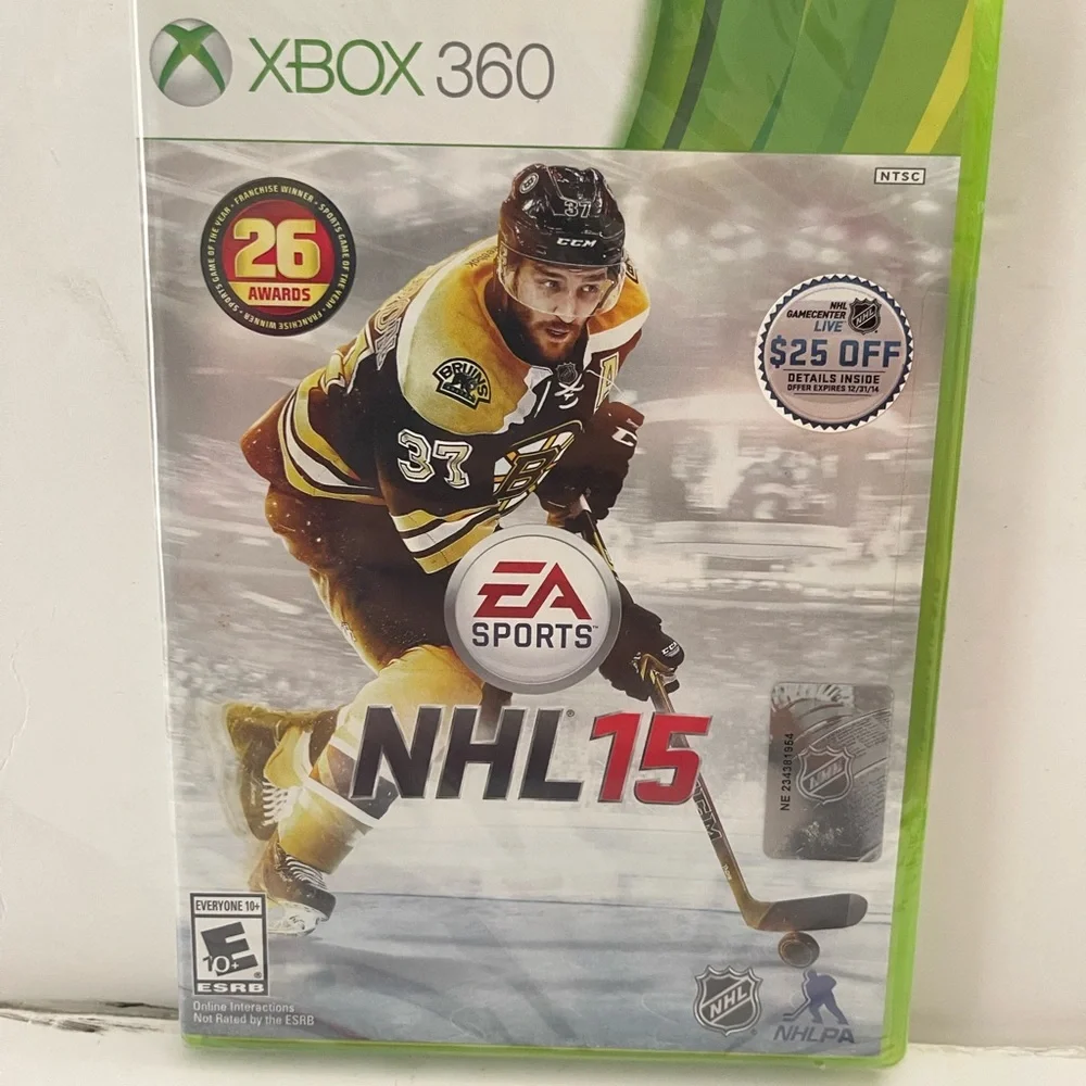 NHL 15 (Microsoft Xbox 360, 2014) New Factory Sealed